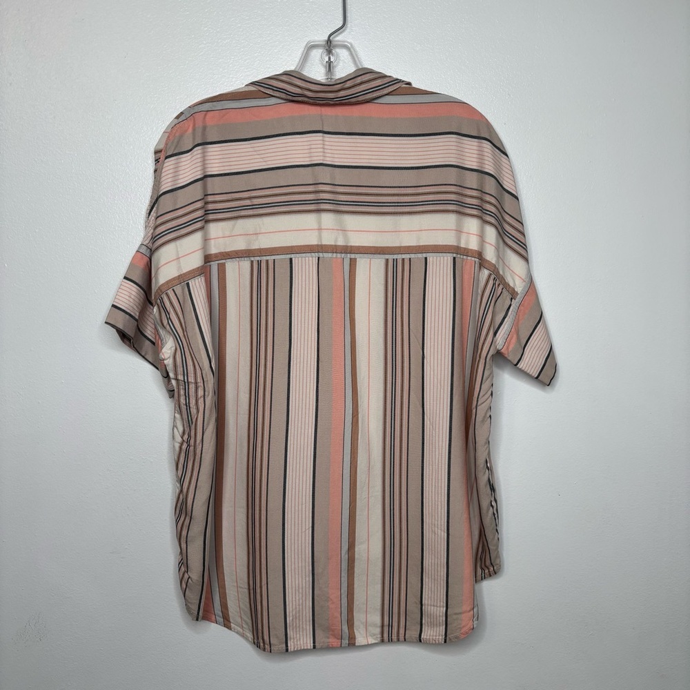 Madewell Courier Shirt in Aldwin Stripe Oversized Button-Up Top Women’s Medium - Picture 12 of 12